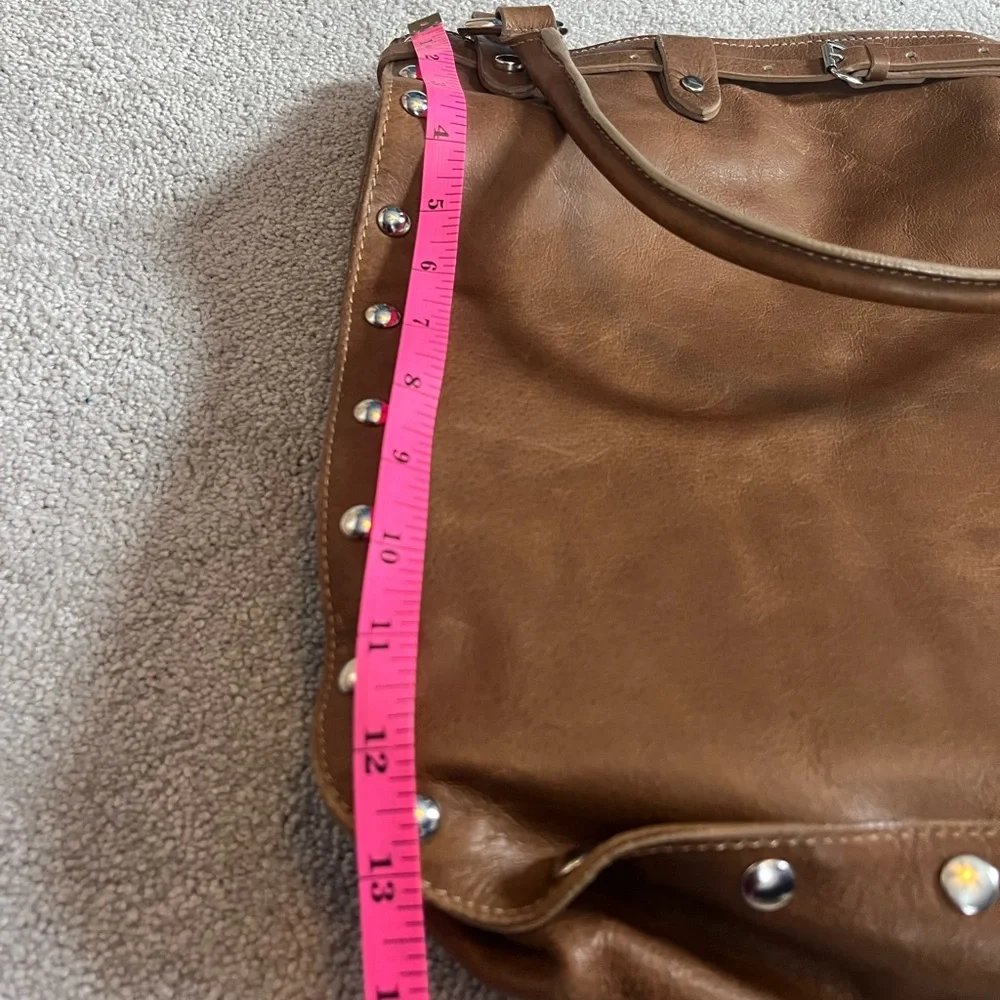 Maurizio Taiuti Brown leather with Studs Women's Bag - Picture 9 of 10
